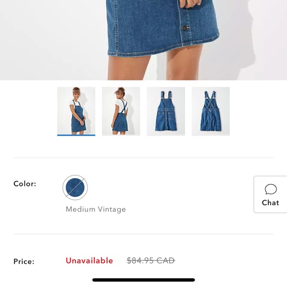 American Eagle Denim Dress XXL - Picture 5 of 7